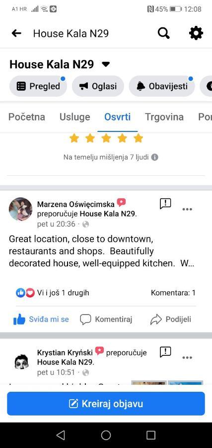 House Kala N29 Villa Jezera Dış mekan fotoğraf
