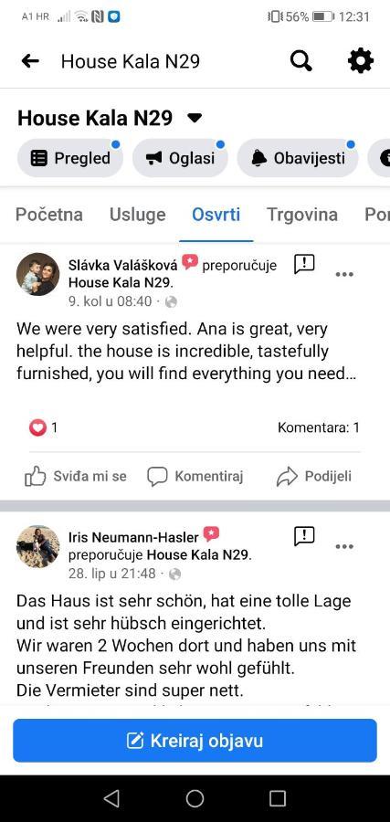 House Kala N29 Villa Jezera Dış mekan fotoğraf
